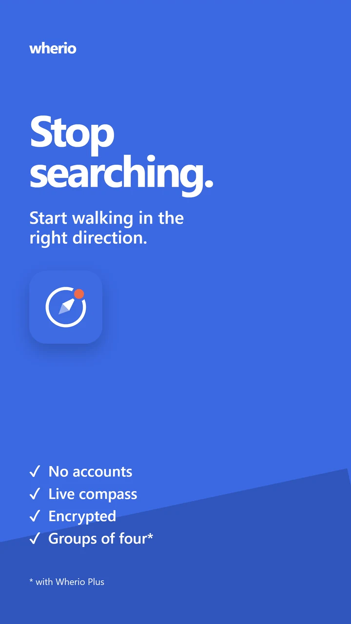 wherio: Stop searching. Start walking in the right direction.